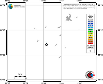 Mappa EMS - territori località