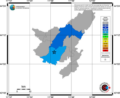 Mappa MCS - territori comuni