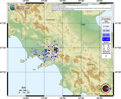 Mappa comuni con almeno 3 questionari