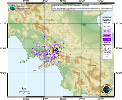 Mappa comuni con almeno 3 questionari