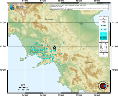 Mappa comuni con almeno 3 questionari