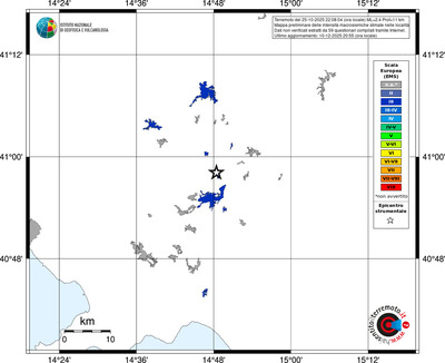 Mappa EMS - territori località