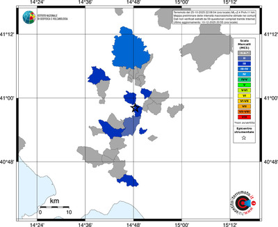 Mappa MCS - territori comuni