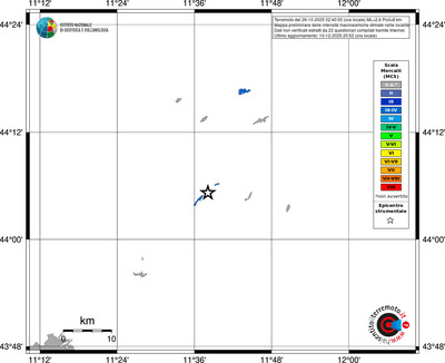 Mappa MCS - territori località