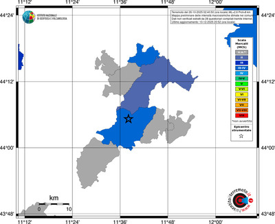 Mappa MCS - territori comuni
