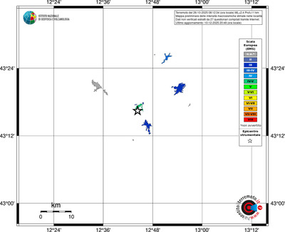 Mappa EMS - territori località