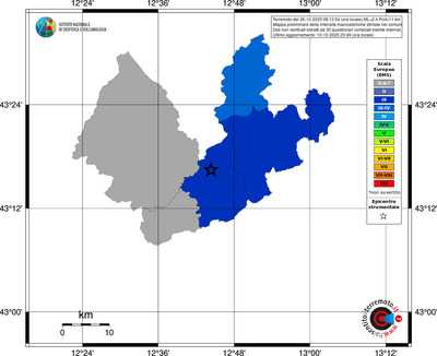 Mappa EMS - territori comuni