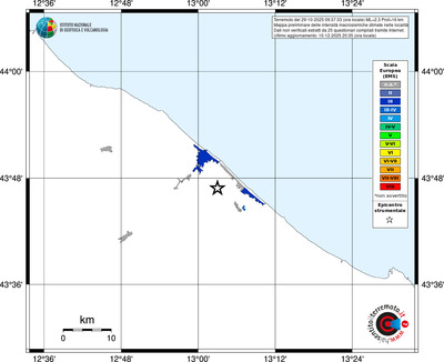 Mappa EMS - territori località