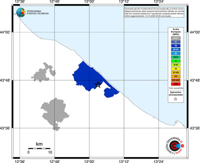 Mappa EMS - territori comuni
