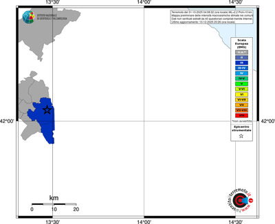 Mappa EMS - territori comuni