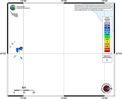 Mappa MCS - territori località