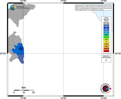 Mappa MCS - territori comuni