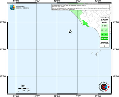 Mappa territorio comunale con almeno 3 questionari