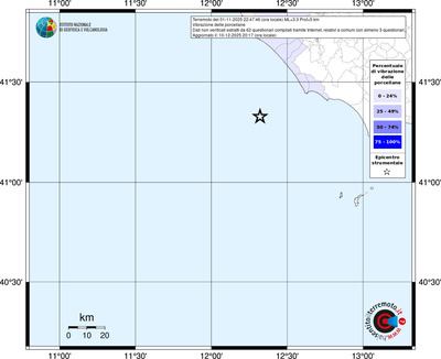 Mappa territorio comunale con almeno 3 questionari