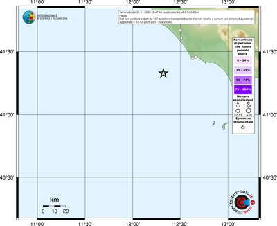 Mappa comuni con almeno 3 questionari