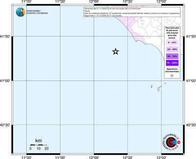Mappa territorio comunale con almeno 3 questionari