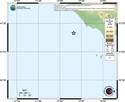 Mappa comuni con almeno 3 questionari