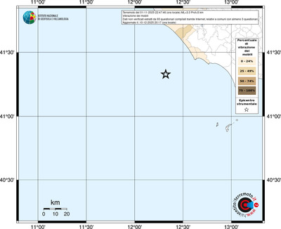 Mappa territorio comunale con almeno 3 questionari
