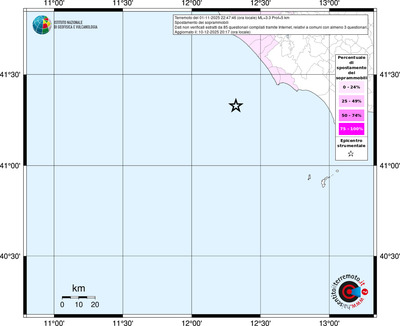 Mappa territorio comunale con almeno 3 questionari