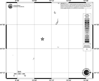 Mappa MCS - territori località