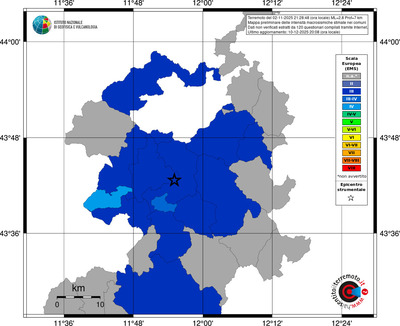Mappa EMS - territori comuni