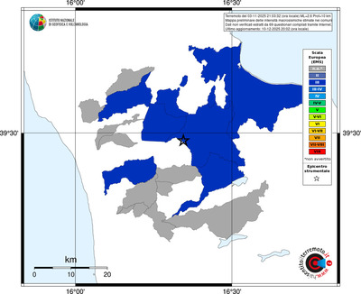Mappa EMS - territori comuni