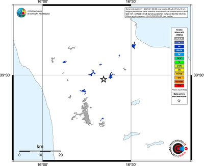 Mappa MCS - territori località
