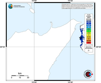 Mappa EMS - territori località