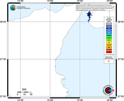 Mappa EMS - territori località