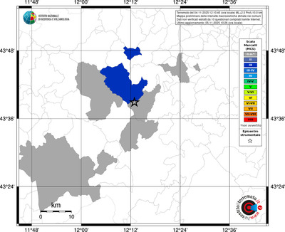 Mappa MCS - territori comunali