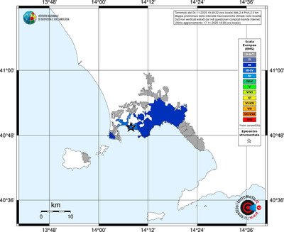 Mappa EMS - territori delle località