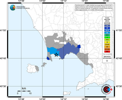 Mappa MCS - territori comunali