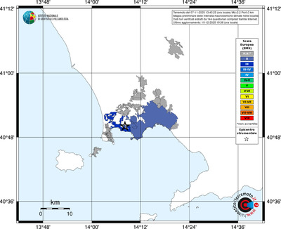 Mappa EMS - territori località