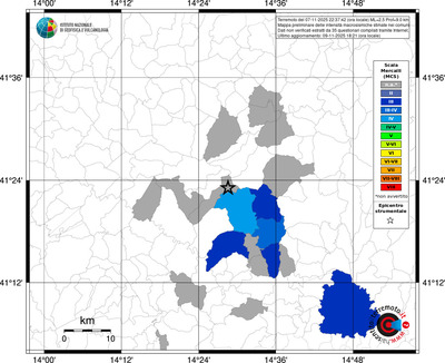 Mappa MCS - territori comunali