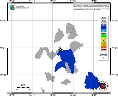 Mappa EMS - territori comuni