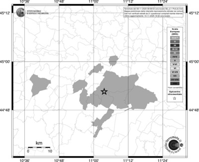 Mappa EMS - territori comunali