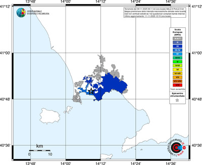 Mappa EMS - territori delle località