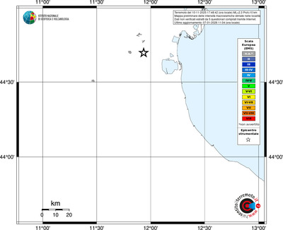 Mappa EMS - territori località