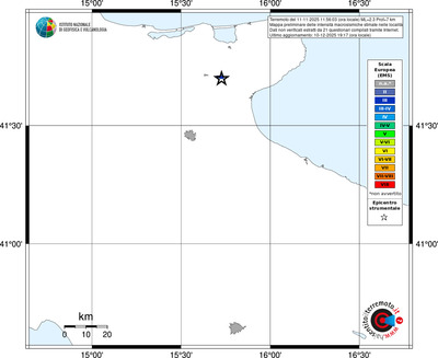 Mappa EMS - territori località