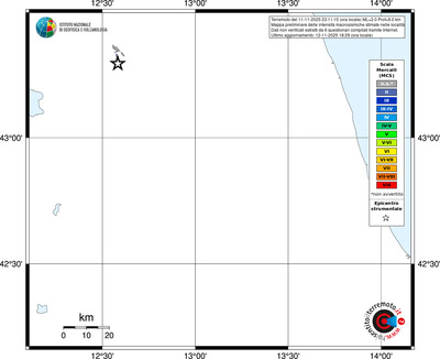 Mappa MCS - territori delle località