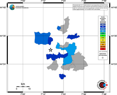 Mappa EMS - territori comuni