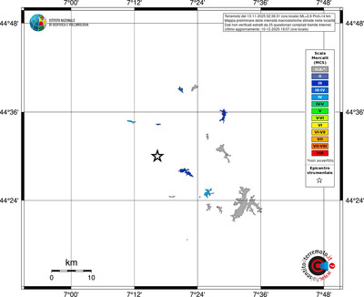 Mappa MCS - territori località