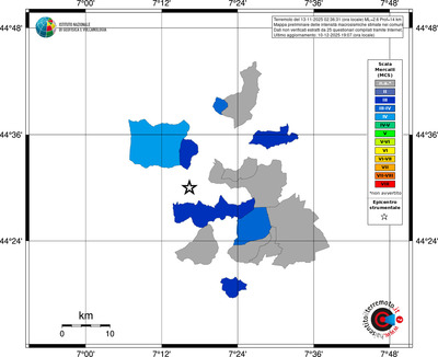 Mappa MCS - territori comuni
