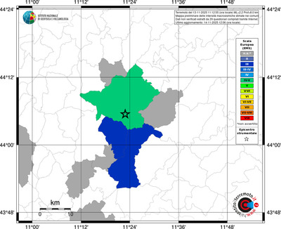 Mappa EMS - territori comunali
