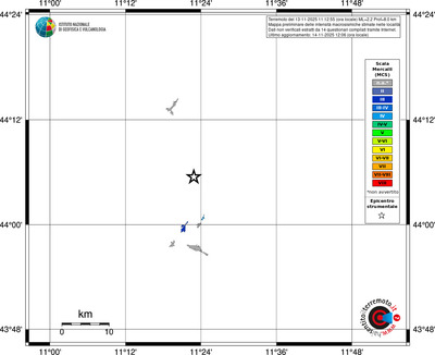 Mappa MCS - territori delle località