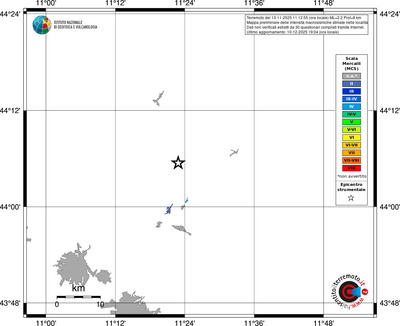 Mappa MCS - territori località