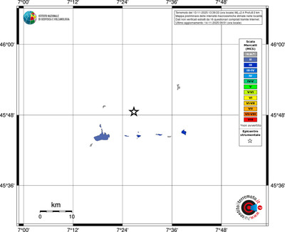 Mappa MCS - territori delle località