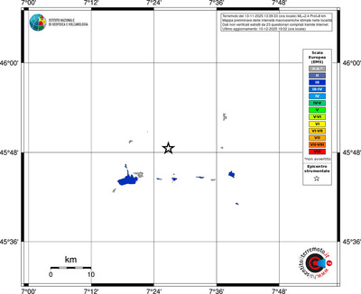 Mappa EMS - territori località