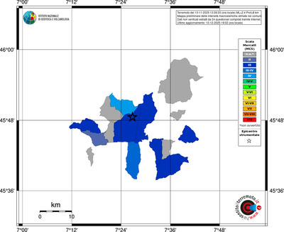 Mappa MCS - territori comuni