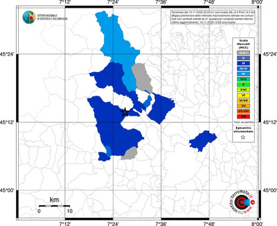 Mappa MCS - territori comunali